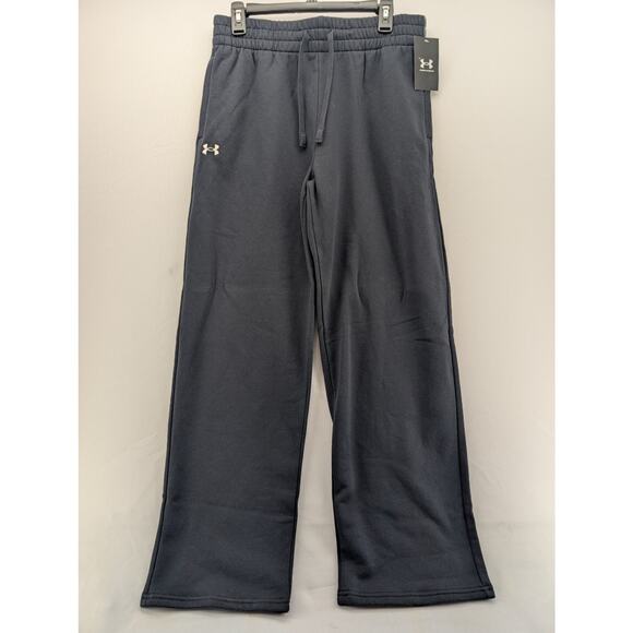 NWT Under Armour UA Rival Fleece Women's Straight Leg Pants in Black size Medium - Picture 4 of 8